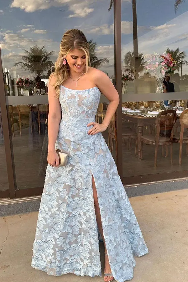 

New Arrival Simple Lace Everning Dress 2020 Floor Length Lace Prom Dresses Party Gowns Robe de soriee Vestidos