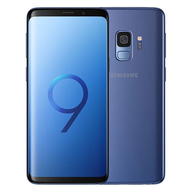 Samsung Galaxy S9 G960U G960F 3000mAhOriginal LTE Android мобильный телефон Восьмиядерный 5," 12 МП 4 Гб ram 64 ГБ rom NFC Snapdragon 845 - Цвет: Blue