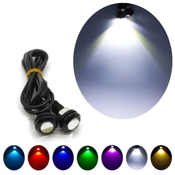 

2PCS 9W Ultrathin 18MM 9W Eagle Eye LED Bumper DRL Daytime Running Light LED life 50000 hours