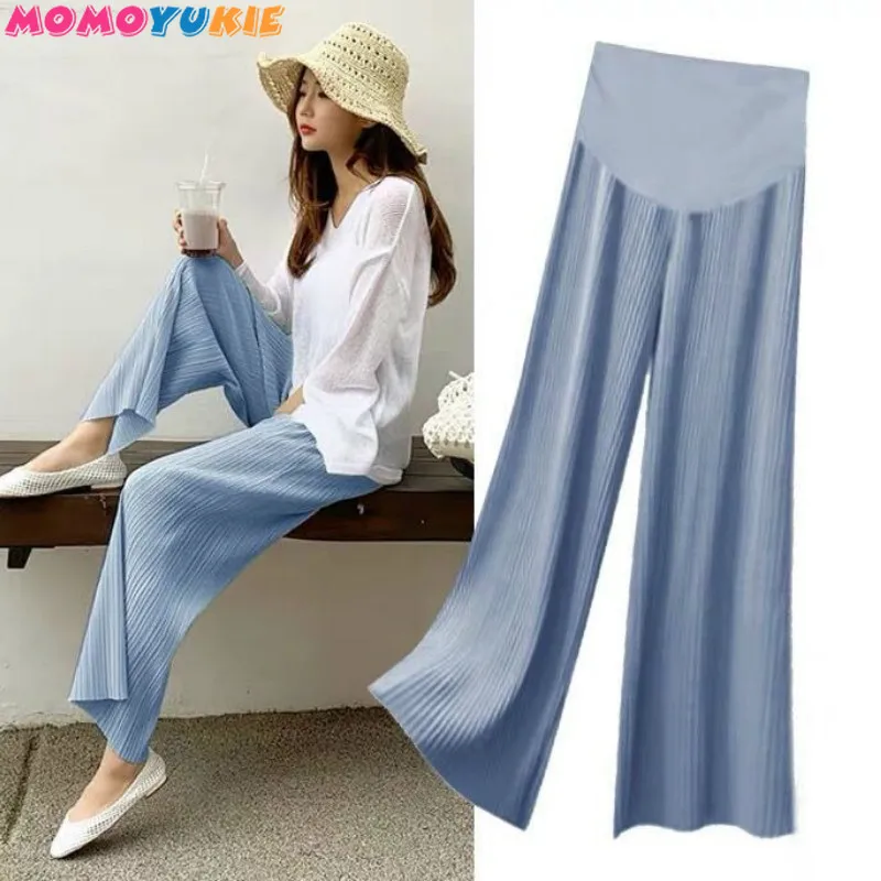 wide leg Maternity Pants For Pregnant 