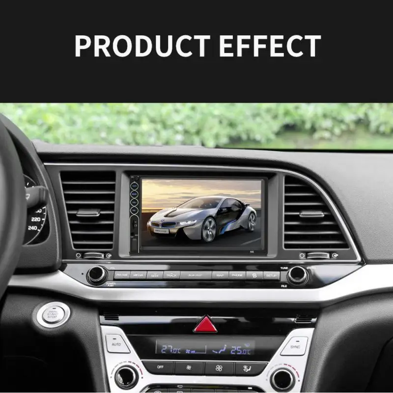 MP5 Авто медиаплеер USB Bluetooth аудио автомобильный Радио Multimidia MP5 12 в FM HD 7 дюймов экран стерео Ra