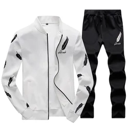 ASALI – ensemble de survêtement molletonné pour homme, sweat shirt à capuche, pantalon, décontracté, avec fermeture éclair, imprimé 3D, collection printemps 2021 