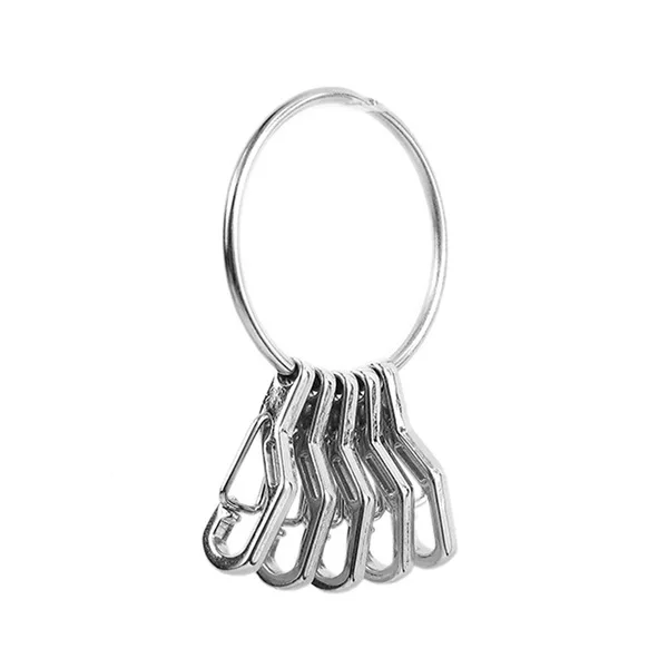 

Quick Release Ring Set TEC Classic Simplicity Spring Hanging Buckle Hanger Keychain Key Ring Key Ring Alloy Hook