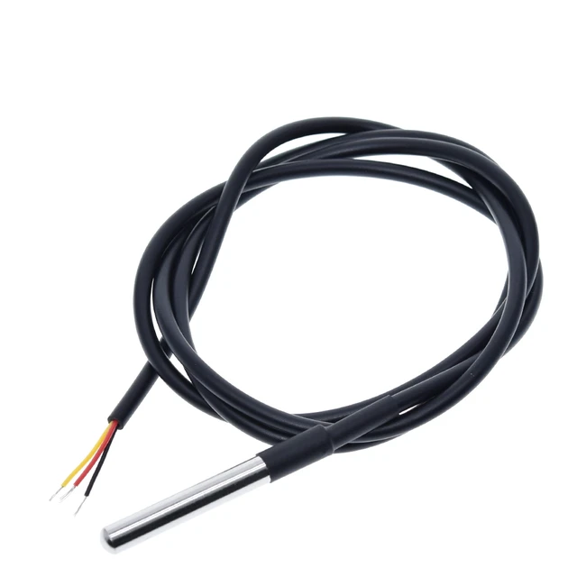 DS18B20 Temperature Sensor Module Kit with Waterproof 1 2 3 Meter DS1820 Stainless Waterproof DS18b20 Temperature Sensor ProbeFor Arduino - Image 5