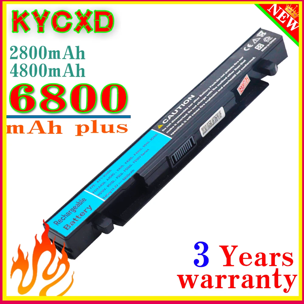 15 в 6800 мАч Korea Cell New A41-X550A Аккумулятор для ноутбука ASUS X450 X550 X550C X550B X550V X450C X550CA X452EA X452C