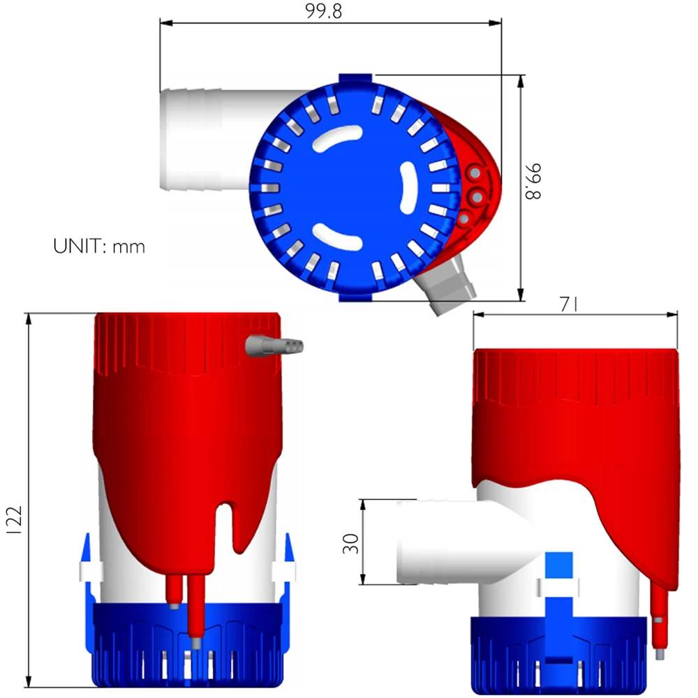 makerele auto bomba de esgoto para barcos bomba 04