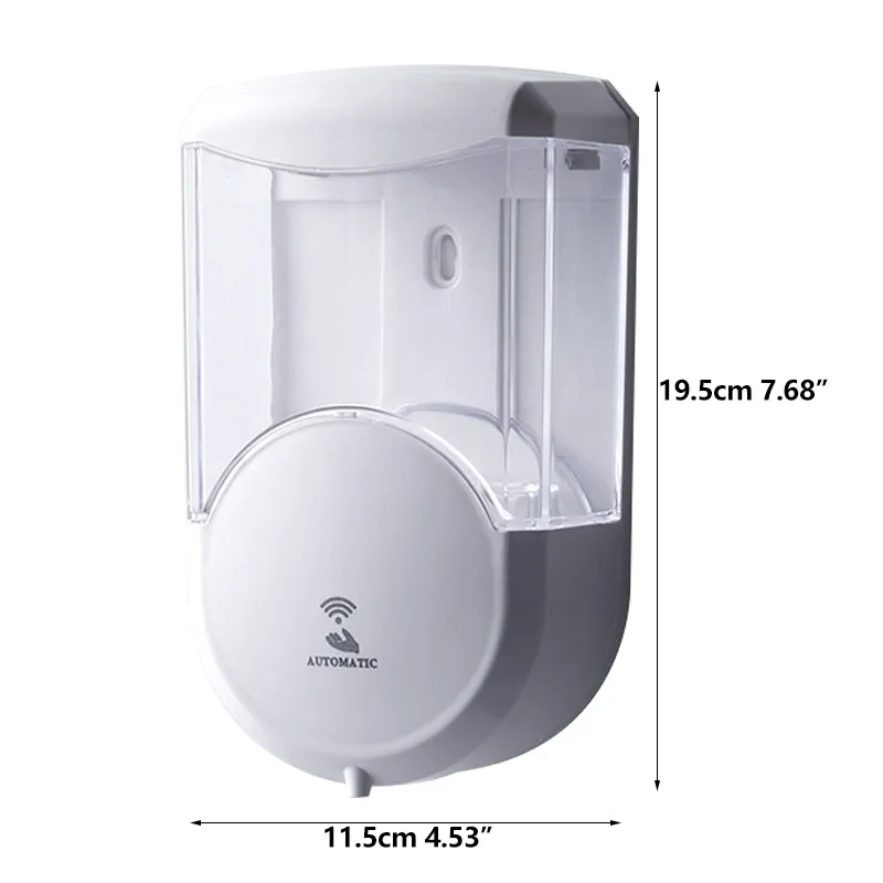 600ml Foaming Soap Dispensers Intelligent Auto Induction Hand Washing Machine for Home Hanging on The Wall