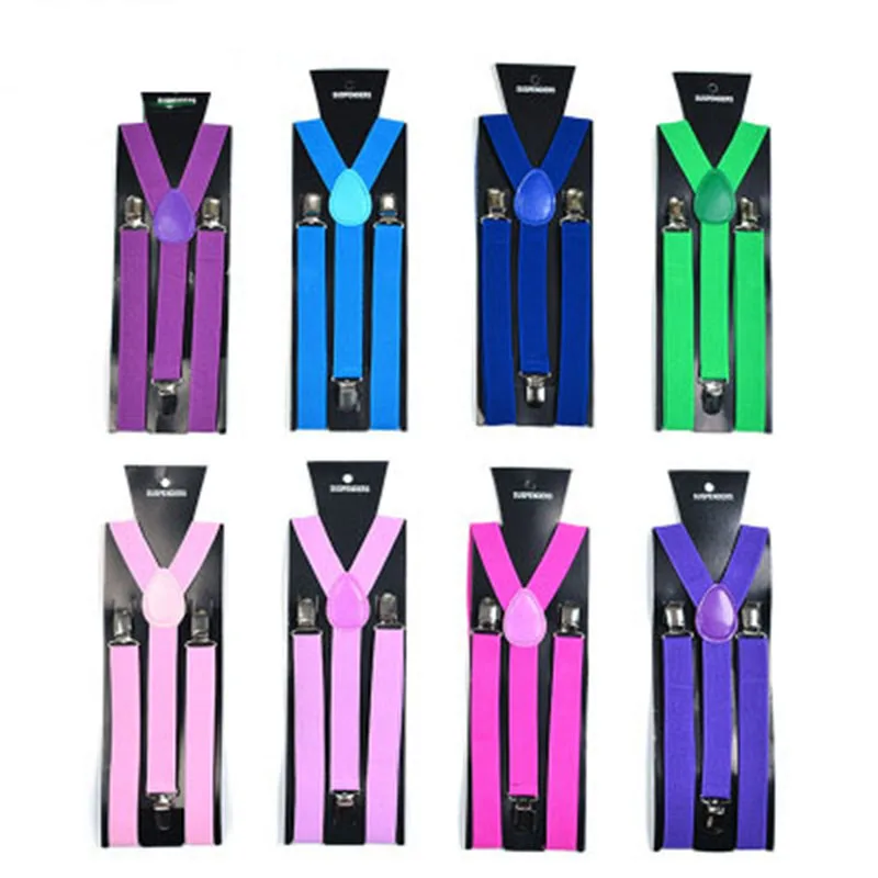 Men Women Unisex Adult Adjustable Washable Braces Suspenders