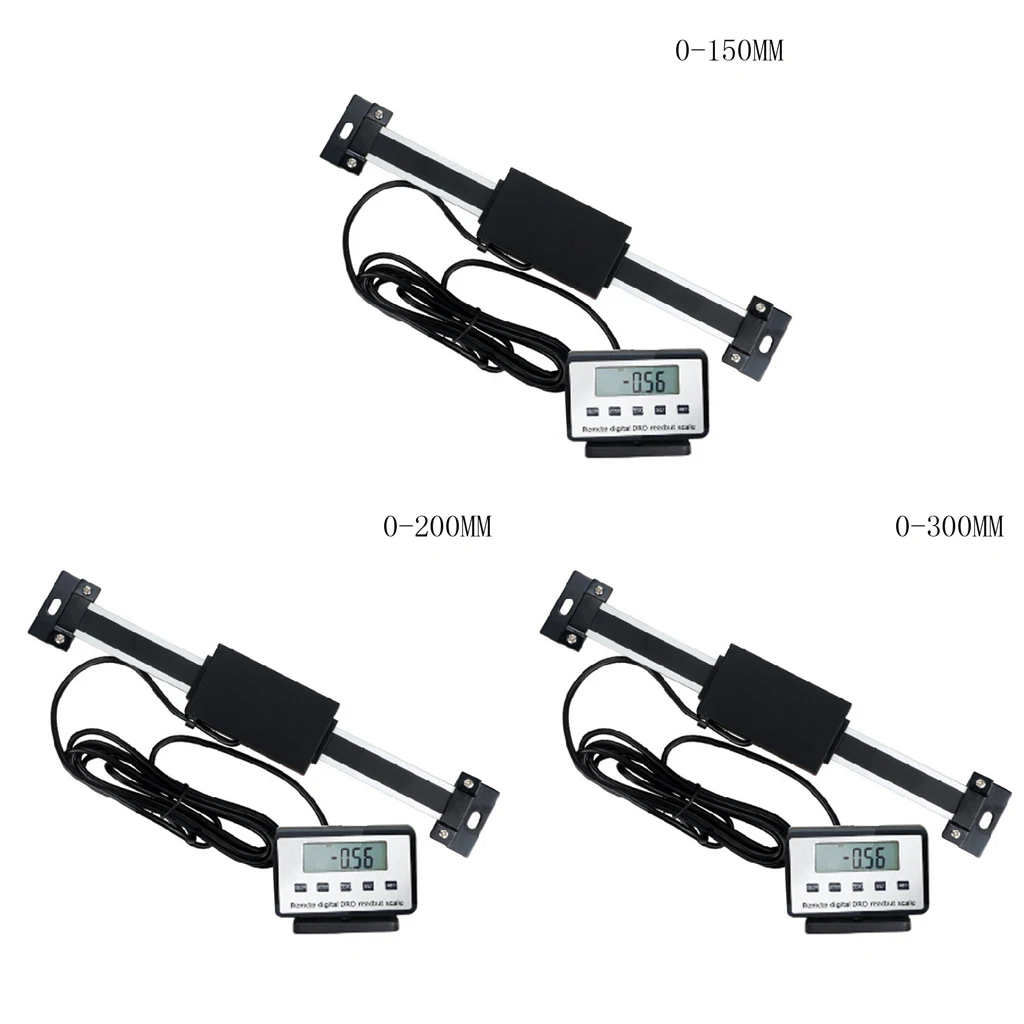 Digital Remote Scale Dual Use LCD Display DRO Table Readout Ruler for Lathe