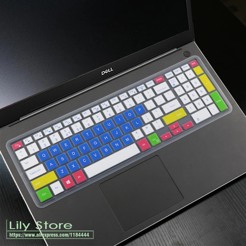 Для Dell Vostro 15 3583 3580 3584 3581 3582 3585 3586 3578 3568 15,6 дюймов ноутбук силиконовая для ноутбука крышка клавиатуры - Цвет: candyblue