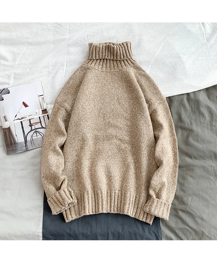 Зимний повседневный мужской свитер Slim Fit Knittwear мужской s свитер мужской отложной воротник толстый свитер Размер M-3XL