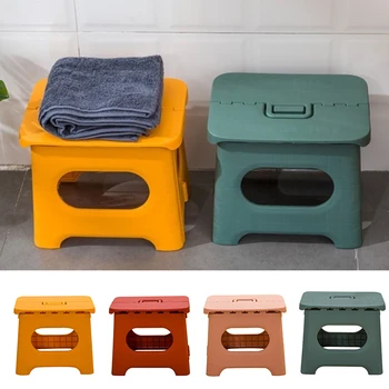 

Folding Step Stool Plastic Multi-Function Stool Home Small Bench Portable Outdoor Stool Fishing Stool for Kids Adults LB