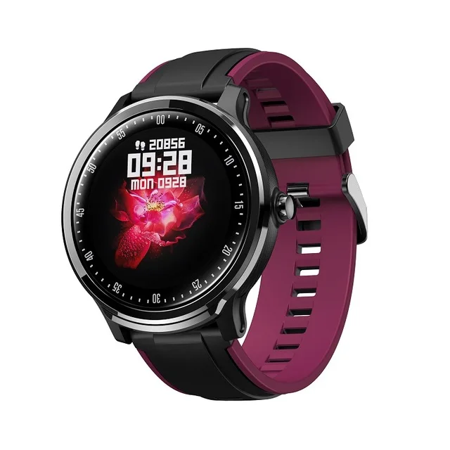 SN80 умные часы с монитором сердечного ритма, часы для измерения артериального давления, умные водонепроницаемые часы с поддержкой для мужчин и женщин - Цвет: Rose Red