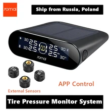 70mai внешний датчик Монитор давления в шинах система солнечной энергии с контролем приложения