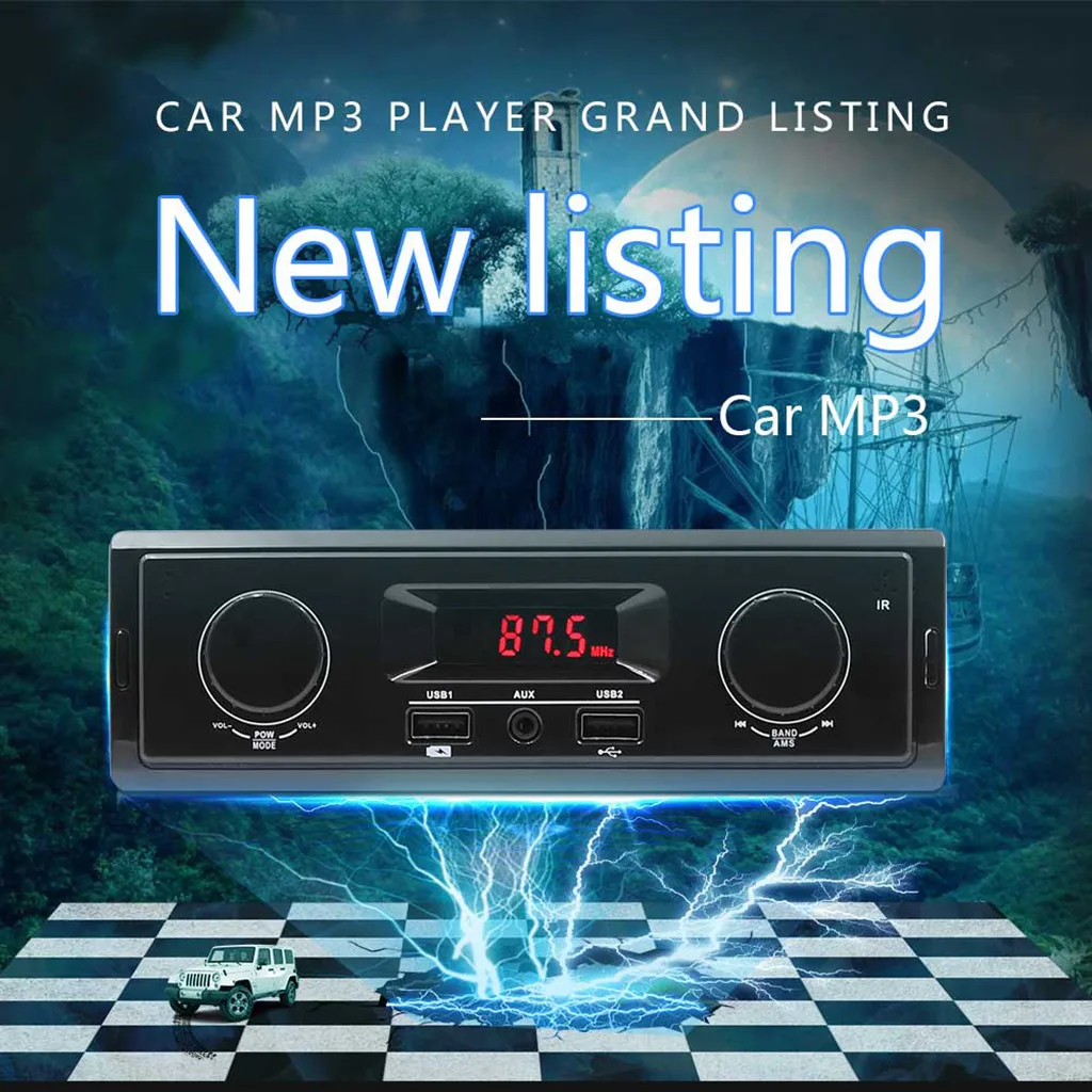 

SWM-K501 FM modulator 12V car Mp3 player Car MP3 BT Card Audio Radio FM Player Modulator For Wuling Bread Car CD Change DVD