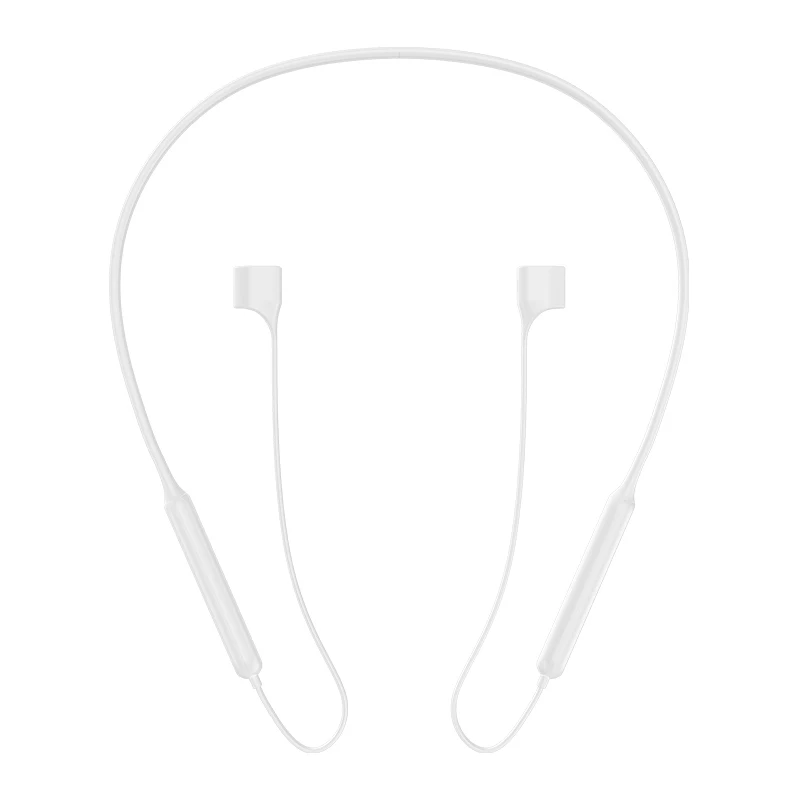 Gray White Neckband Baseus ремешок для наушников для Airpods анти-потеря ремень Магнитная веревка для AirPods 2 Bluetooth TWS наушники силиконовый шнур-кабель - Цвет: Gray White Neckband