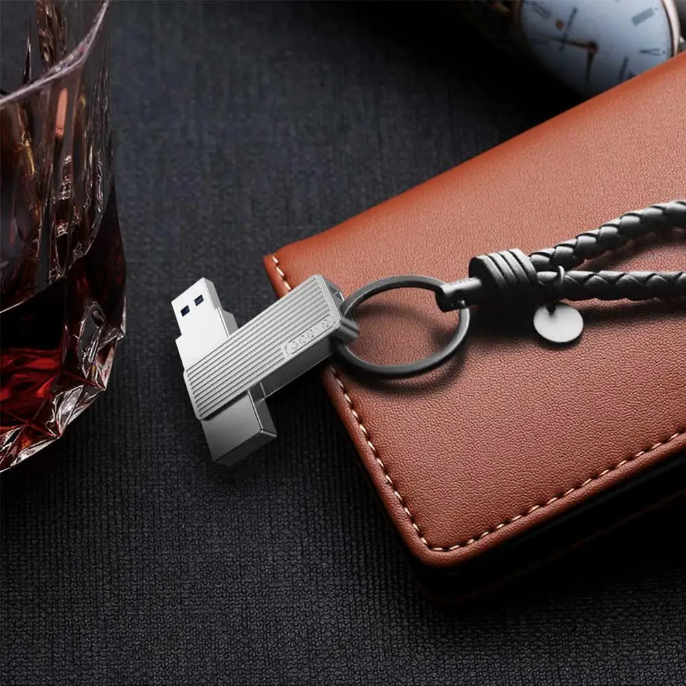 Xiaomi Мобильный телефон U диск тип-c USB интерфейс для iPhone 120MB 360 вращающийся алюминиевый сплав Материал smart APP 32G 64G 128G
