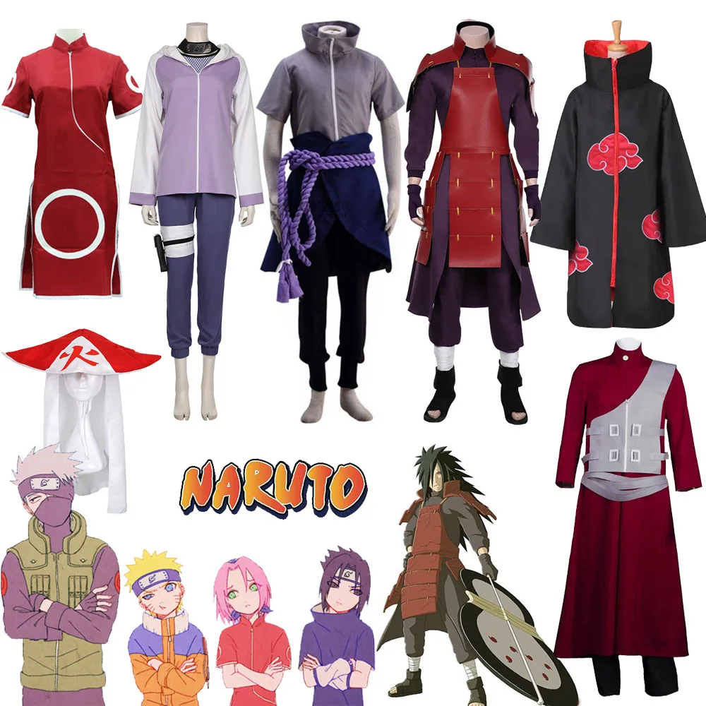 コスプレ衣装 Naruto ナルト アニメキャラクターの変装 暁 うちはマダラ ハイガ ヒナタ テリアミラ サクラ カシ Aliexpress