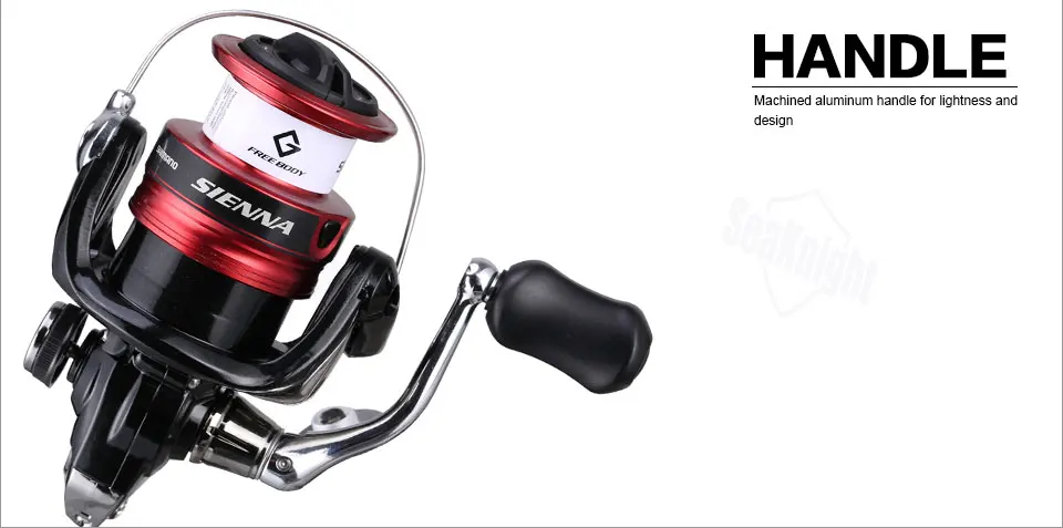 SHIMANO SIENNA FG 2000 2500 2500HG C3000 спиннинговая Рыболовная катушка AR-C катушка 3D Рыболовная Снасть для соленой воды