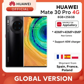 Глобальная версия HUAWEI Mate 30 Pro 8 Гб 256 Гб Смартфон 40MP Тройная камера 32MP фронтальная камера 6,53 ''экран Kirin 990 Mate 30 pro дюймGALKINSALEдюйм-45000₽ off 4000₽ ON 11.11