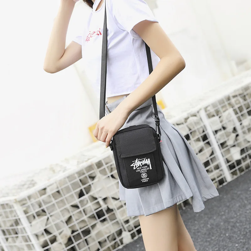 

Popular Brand Japan sitoo xi Shoulder Bag INS One Shoulder Canvas Bag Hip Hop Disco Dancing Bag Chest Pack Magazine Appendix Bag