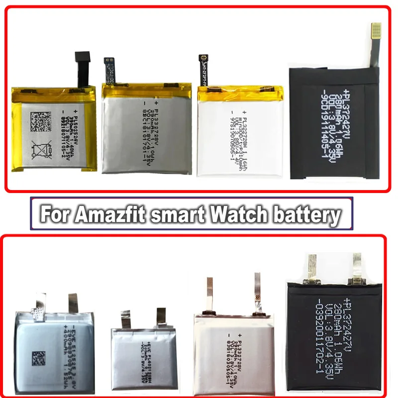 For Amazfit T-REX PL332728V / PL402120V PL372427V PL502524V Safety battery Huami GTR 42mm 47mm smartWatch | Мобильные телефоны и