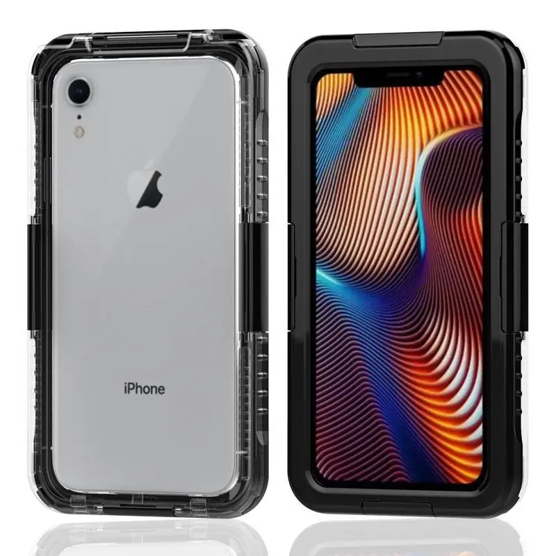 Стиль iPhone XR водонепроницаемый чехол для телефона 6,1 дюймов IP68 Водонепроницаемый чехол для Apple XR подводный корпус