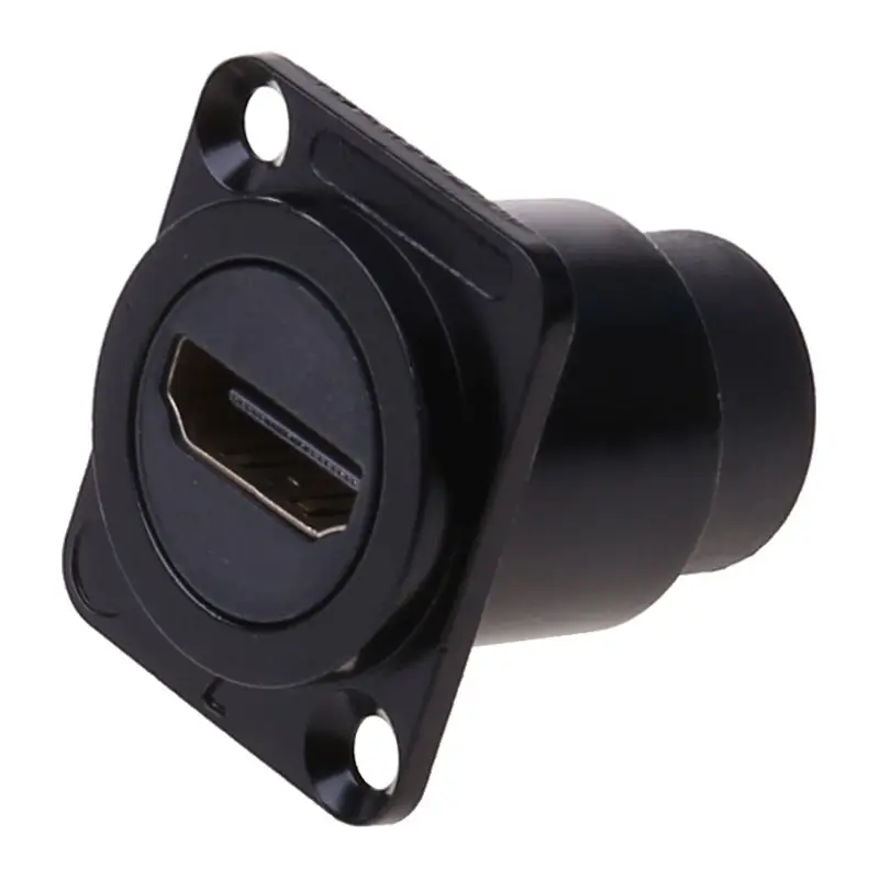 

D-type Socket Network Plug Chassis Panel Mount Connector Metal Aviation Cable