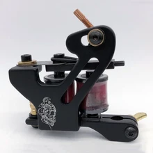 Профессиональная татуировочная машина 10 катушек, чугунная ручная татуировочная машина для подводных шейдеров