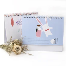 Hot sale VOGRACE logo custom desk calendars printed cartoon anime monthly table calendar as promotional gift(China)