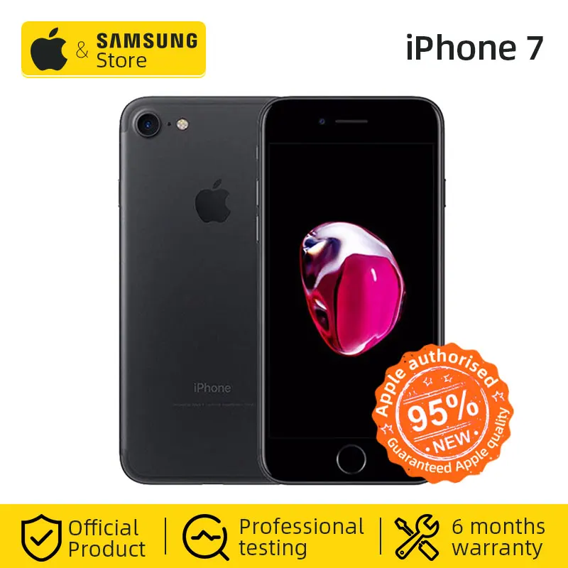Разблокированный Apple iPhone 7 смартфон 32 ГБ/128 ГБ ROM IOS 4G LTE мобильный телефон |