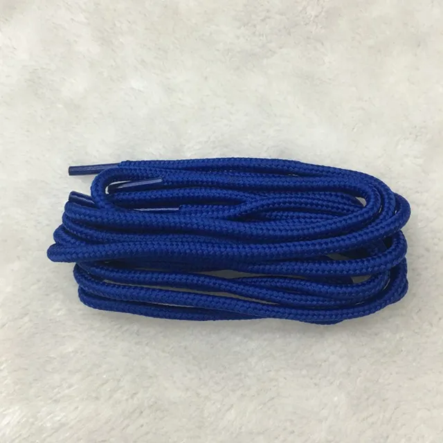 1 Pair Classic Solid Round Shoelaces Durable Polyester Shoe laces Boot Laces Sneaker Shoelace 21 Colors 70cm 90cm 120cm 150cm Royal blue