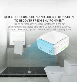 

New Ozone Sterilizer Disinfection Box Air Sanitizer Antivirus Anti Virus Smog Formaldehyde Smell Gas Mask Cleaner Sterilization