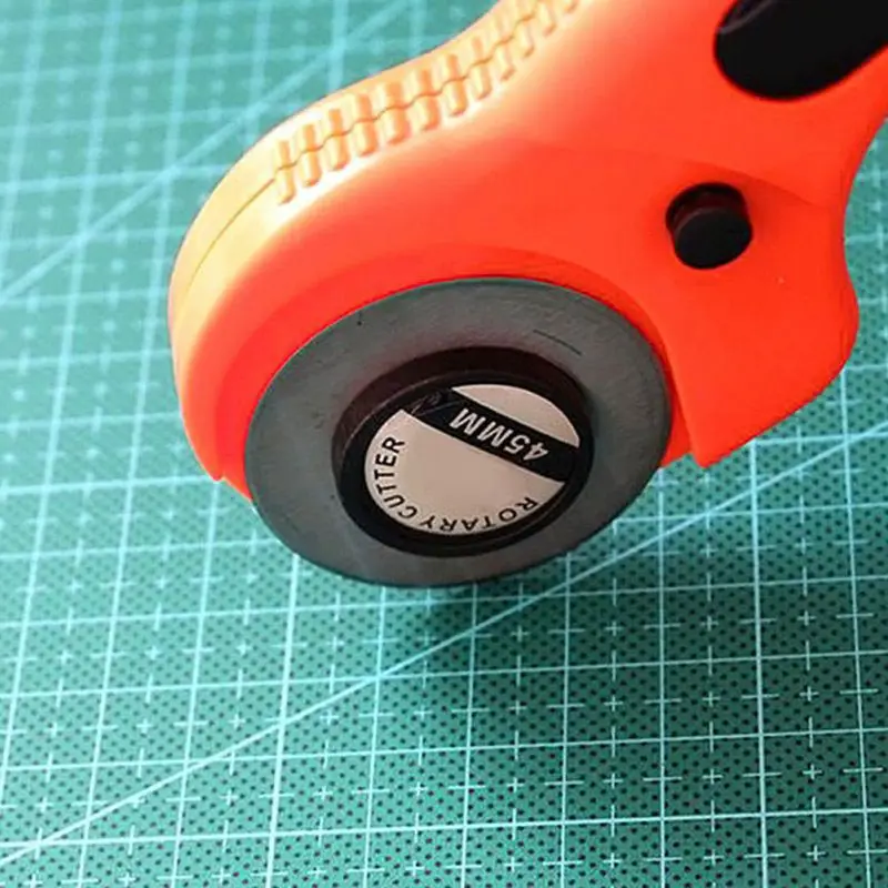 45 мм лоскутные роликовые колеса круглый нож для резки ткани нож кожа ремесло ткани роторный резак шитье для кожаных тканей