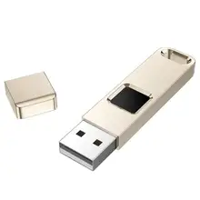 Отпечаток пальца U диск шифрование данных точное распознавание USB флэш-накопитель Высокая скорость безопасности памяти usb 2,0 диск