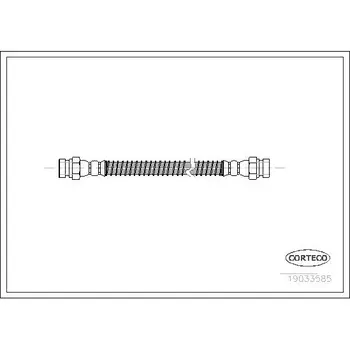 

Brake hose HYUNDAI: GETZ 1.1/1.3/1.3 i/1.4 i/1.5 CRDi/1.5 CRDi GLS/1.6/02 -09 CORTECO 19033585