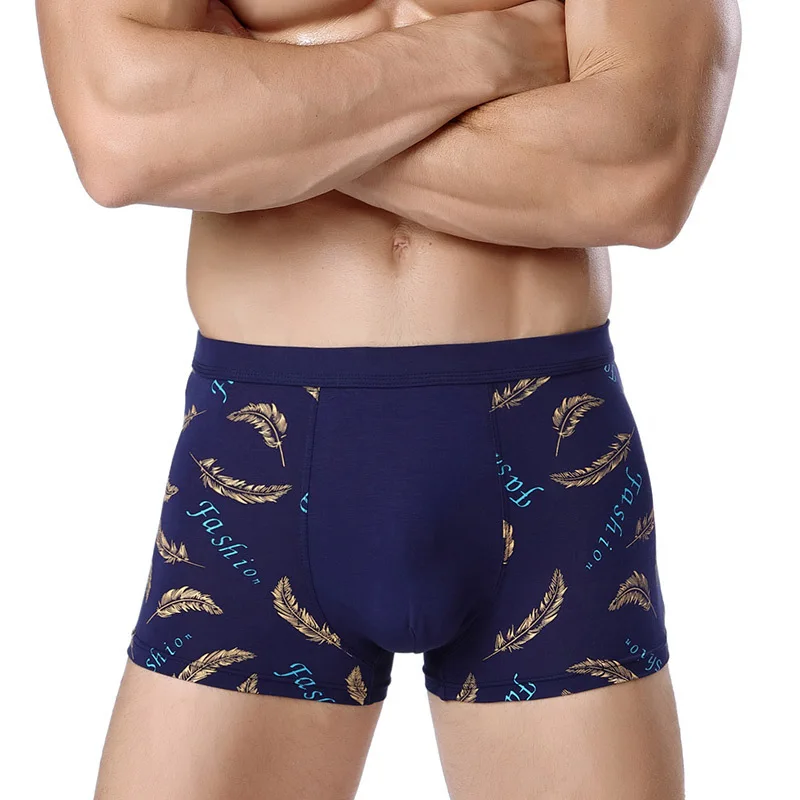 

New Mens Underwear Boxer Modal Homme Boxershorts Men Boxers Sexy Male Underpants Print Size L-4XL