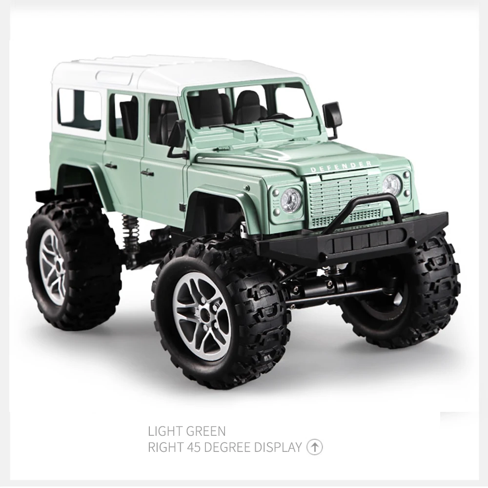 1:14 радиоуправляемая игрушечная машинка, модель внедорожника, Land Rovers Defender Car Simulation, электрическая зарядная игрушка, модель дикого внедорожного автомобиля, игрушка для детей, подарок - Цвет: Blue