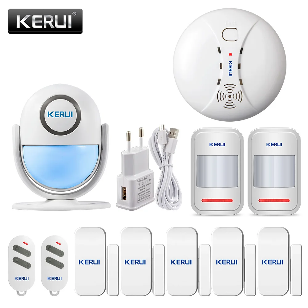 KERUI WP7 alarm ruchu System bezpieczeństwo w domu bezprzewodowa czujka PIR czujniki ruchu pilot aplikacji sterowania 120dB dźwięku system antywłamaniowy KERUI WP7 alarm ruchu System bezpieczeństwo w domu bezprzewodowa czujka PIR czujniki ruchu pilot aplikacji sterowania 120dB dźwięku system antywłamaniowy