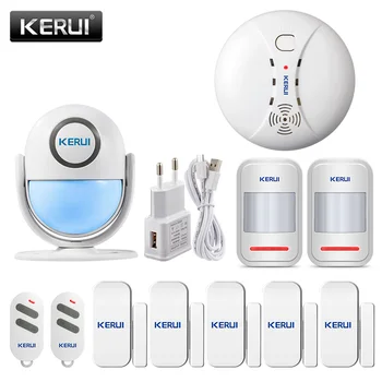 

KERUI WP7 Motion Alarm System Home Security Wireless PIR Motion Sensors APP Remote Control 120dB Sound Burglar Alarm System