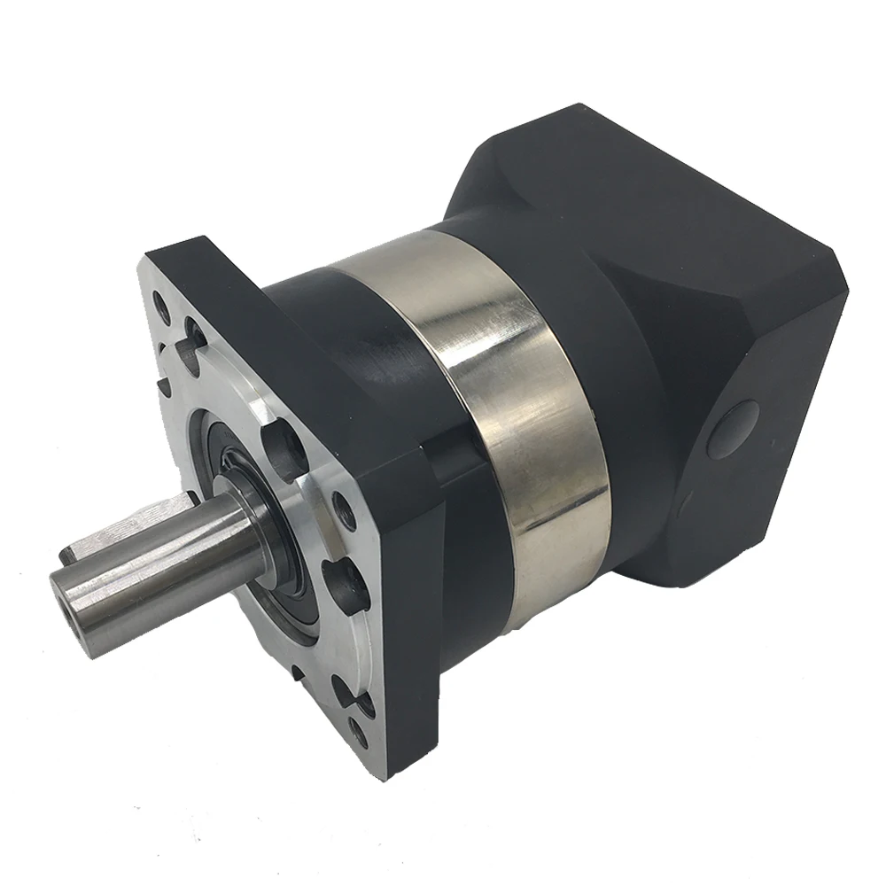 Planetary Reducer High Precision 50:1 NEMA32 80mm Planetary Reducer Speed Ratio 50 Gearbox Reducer 6000rpm for 750W Servo Motor CNC