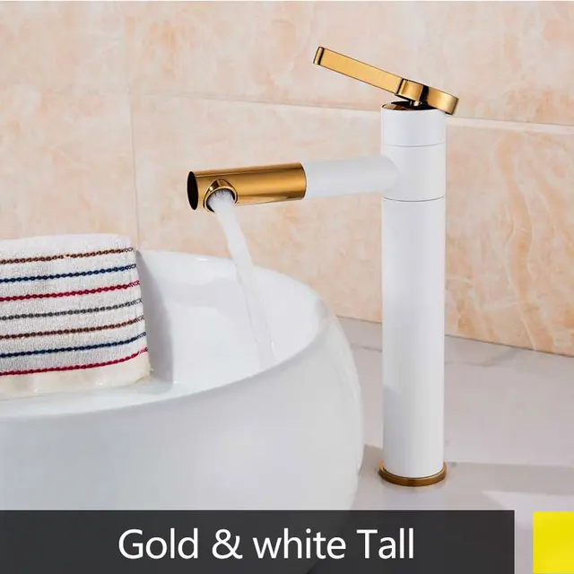 gold white tall