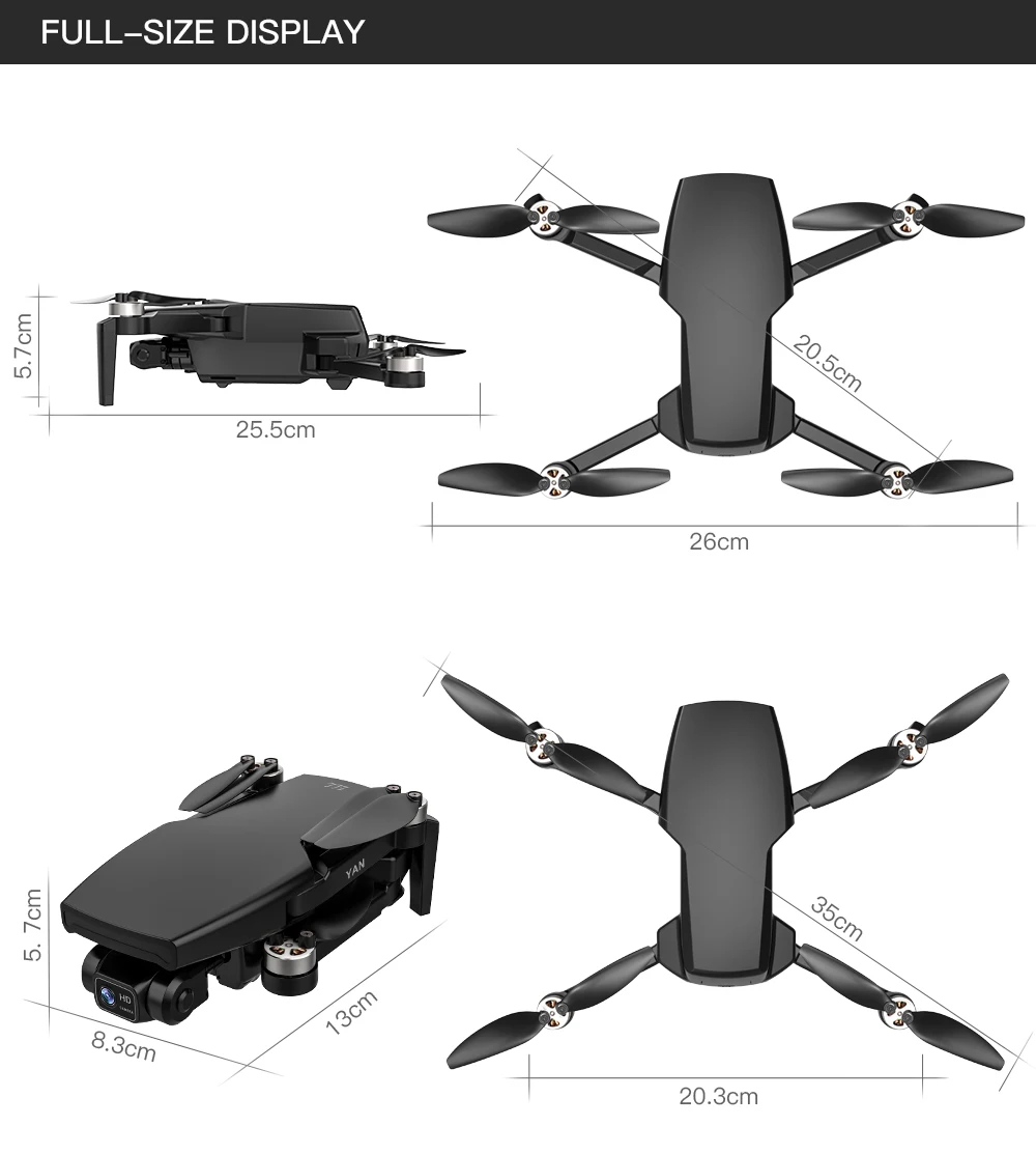 G108 Pro MAx Drone - 4K HD 2-Axis Gimbal