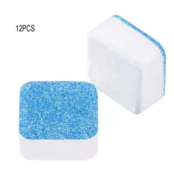 

Washing Machine Washer Cleaning Effervescent Detergent Tablet Washer Cleaner Cleaning Effervescent Tablets 12 Capsules / Box