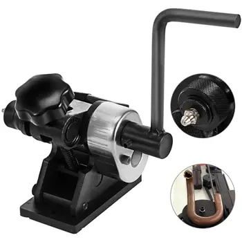 

Rolling manual pipe bending machine Manual Plate Steel Ring Roller Bender Flat Round Steel Bender Machine 3" Ring
