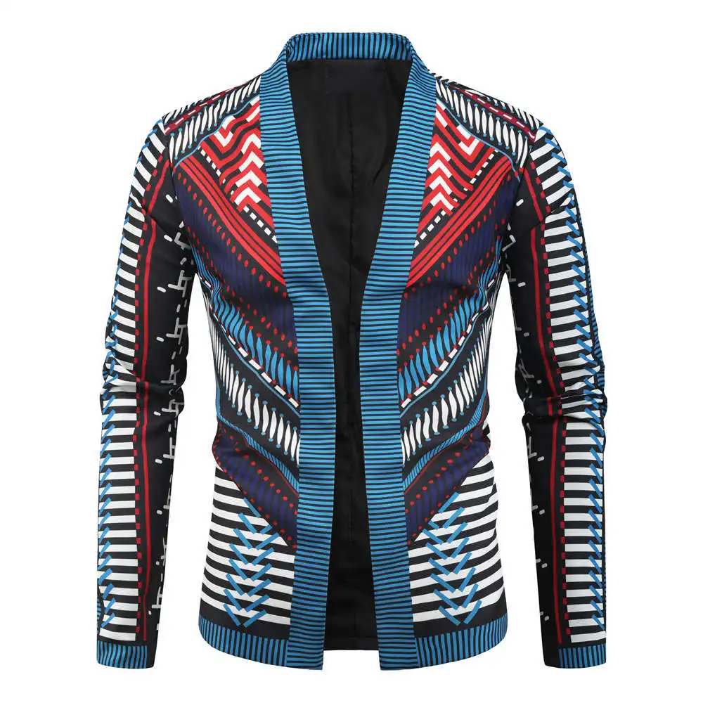

Autumn And Winter New Style Men Ethnic-Style Printed Jacket Jk04