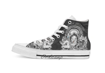 

Servants of the Living Custom Casual High Top lace-up Canvas shoes sneakers Drop shipping
