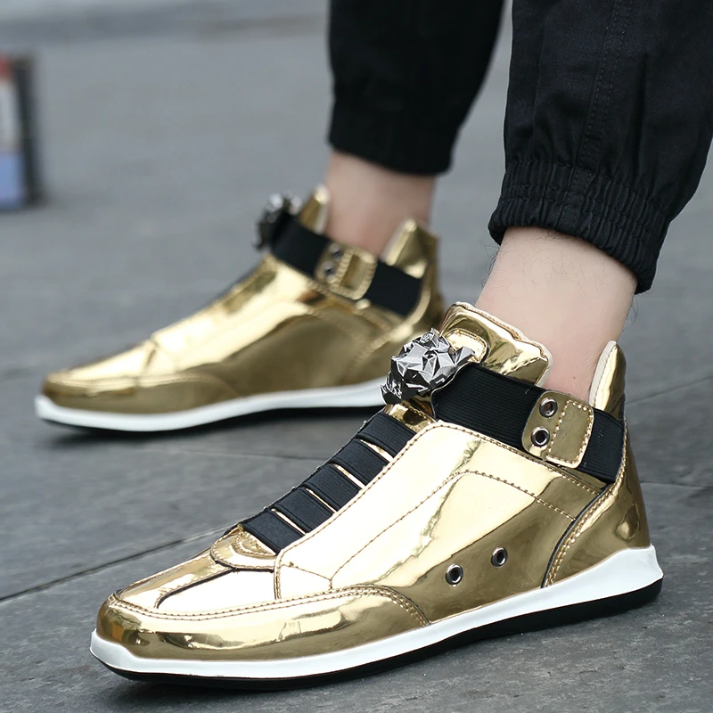 street style store gold flats