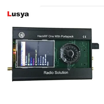 

Latest Version PORTAPACK + HACKRF ONE 1MHz to 6GHz SDR Software Defined Radio + Metal Case + 0.5ppm TXCO +Touch LCD