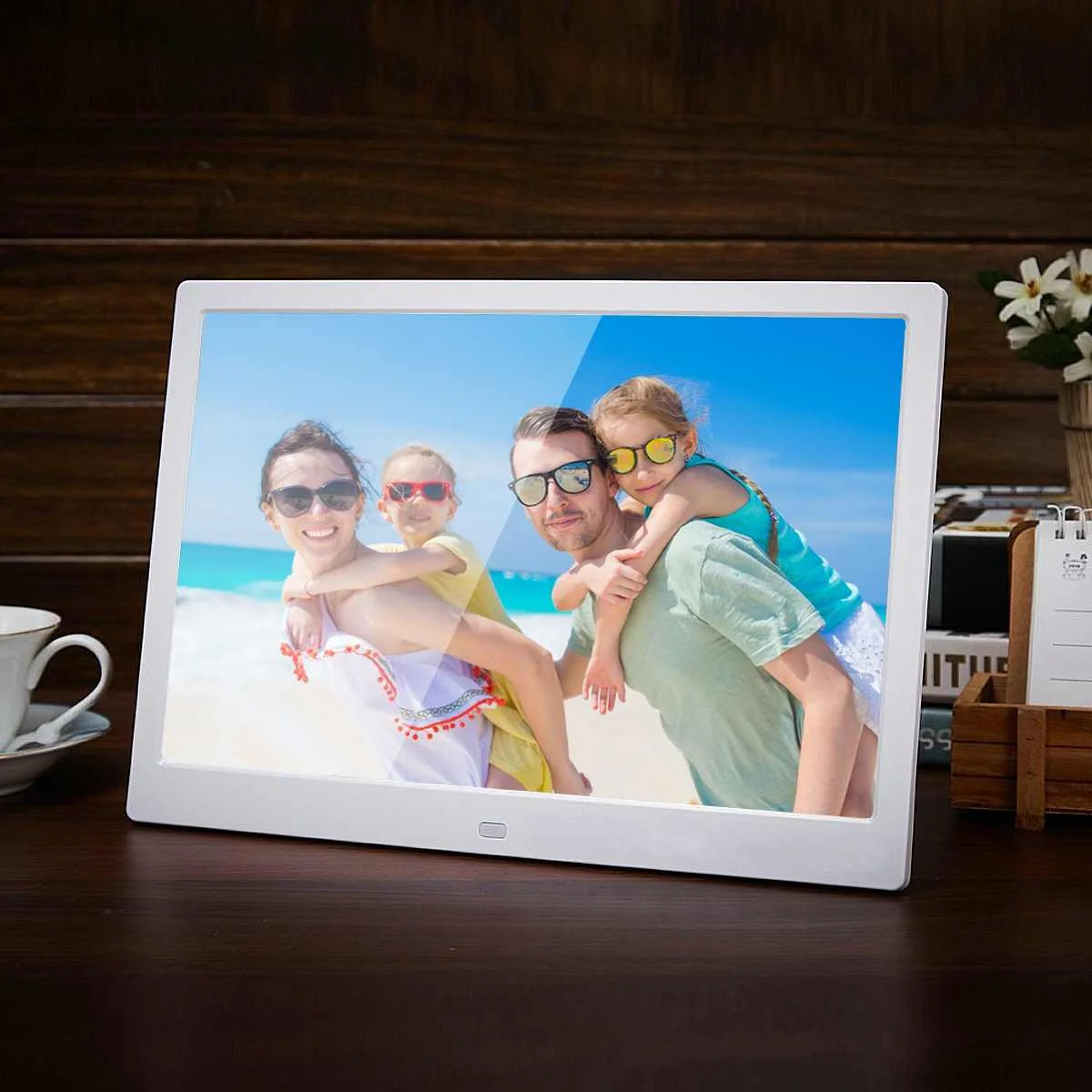 

8inch Digital Photo Frame HD Wide Screen LCD Picture Frame MP3 Remote Control Photo Frames Photo Alarm Clocks Home Decoration